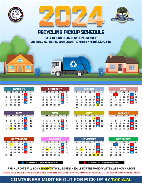 san juan sanitation recycle schedule.